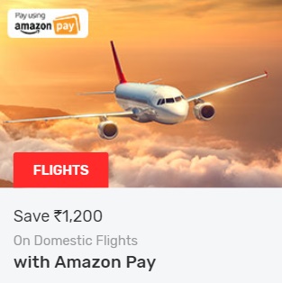 India Desire : Yatra Amazon Pay Offers : Get Flat Rs 700 Off + Extra Rs 600 Cashback On Domestic Flights Booking Via Amazon Pay Balance